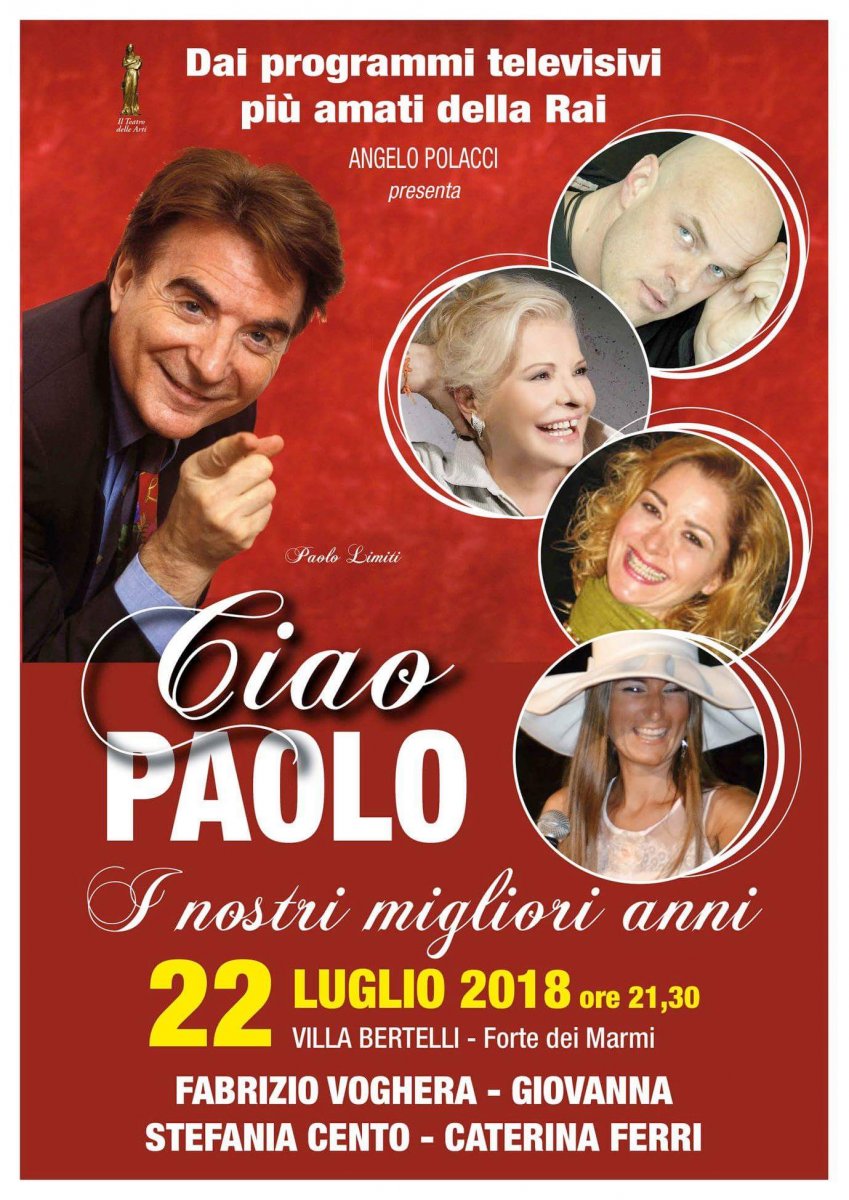 Ciao Paolo - Events scheduled in Versilia - Versilia.org